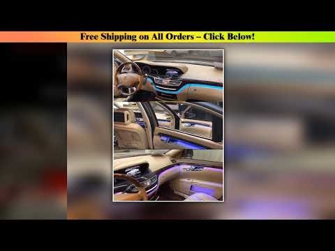 Ouchuangbo Ambient Light For S W221 S350 S400 S550 W216 2005-2013 Atmosphere RGB Ambiente Lamp Kit