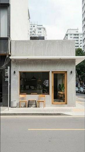 Building a Coffee Shop from Start to Finish in Timelapse ☕🏗️ #shorts, #timelapse, #coffeeshop