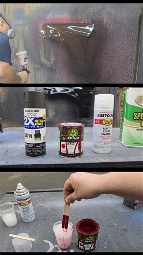 Candy Red Concentrate Over Satin Black Spray Paint what will it look like? Find out today on WAW