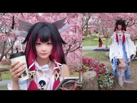 20260213cosplay室外拍摄活动@折耳藤藤 #genshinimpact #ColumbinaHyposelenia