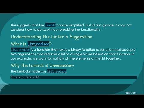 Simplifying F# Code in VSCode: Removing Unnecessary Lambdas with List.reduce