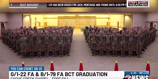 Fort Sill Graduates: Graduation ceremony for 500 soldiers held by Fort Sill