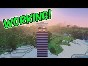How to Build a Working Lighthouse in Minecraft