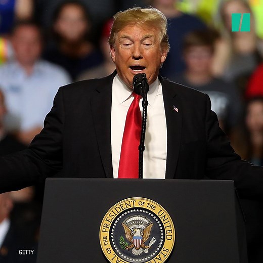 2.2M views · 17K reactions | President Trump attacked Sen. Elizabeth Warren with a racist joke that culminated with a punchline about sexual assault. | HuffPost | Facebook