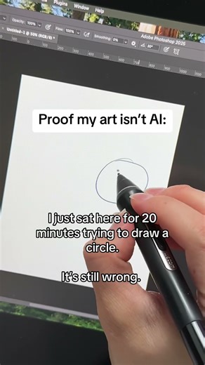 Maybe I need to try SpongeBob’s circle drawing method 🤔