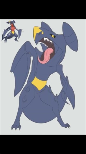 Tried a new style and I’m not sure I like it…#pokemon #pokemonart #art #speeddrawing #garchomp