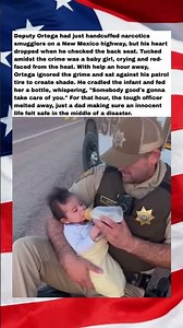 He wasn't just a cop, he was a dad. ❤️👮‍♂️ #hero #police #heartwarming