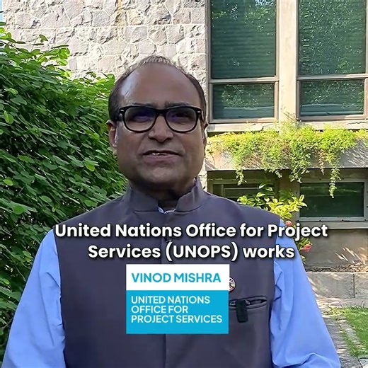 UNOPS works with partners on peace and security, humanitarian and development projects for a sustainable future. As we countdown to #UNDay on October 24, watch Vinod Mishra, Country Manager JJM UNOPS, explain the work of UNOPS in India #In60Seconds. For a deeper dive, visit: https://www.unops.org/ | United Nations India
