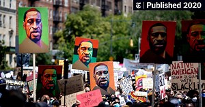 ‘Sad and Joyful’: N.Y.C. Marks Juneteenth After a Month of Protest