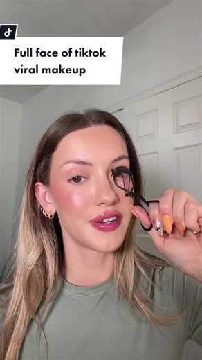Full Face of TikTok Viral Makeup Review