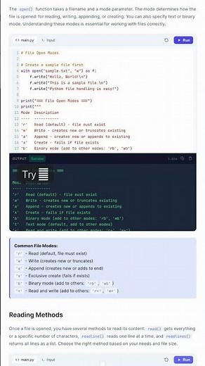 Python Reading Files - open(), read(), readline(), readlines() — in 30 seconds #Math #STEM