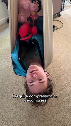 How do you decompress?😊💜💜 #autism #adhd #relax | sensory sock