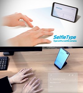 Samsung's SelfieType is an AI-Powered Keyboard That Lets You Type Using a Front-Facing Smartphone Camera