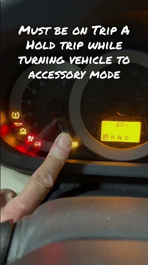 Toyota Oil Maintenance Reset Procedure/2010 - 2016 Toyota Rav-4 Oil Light Reset Procedure #shortfeed