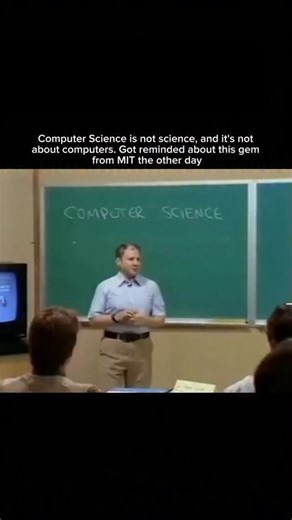 The Artificial Intelligence on Instagram: "The phrase “Computer Science is not science, and it’s not about computers” highlights that the field focuses more on problem-solving, algorithms, and theory than the physical hardware of computers. It’s about how information is processed and manipulated, not just building machines. At its heart, computer science is about understanding abstract concepts and logical frameworks to solve complex problems, blending mathematics, engineering, and logic. What d