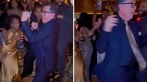 Stephen Colbert reveals wild moves as he dances with Oprah