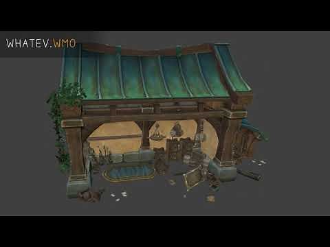 Import Warcraft buildings to Blender with Wow Export (read description)