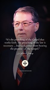 “It’s the preaching of the Gospel that works faith. The preaching of the law is necessary … but faith comes from hearing the promises of the gospel.” – Robert Godfrey | Ligonier | Creeds & Confessions