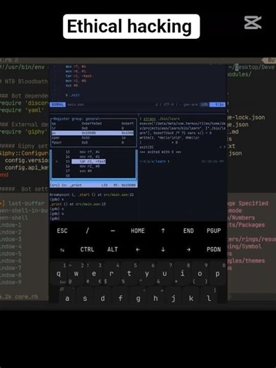 ethical hacking with termux terminal #trending #2026