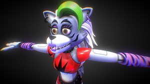 FNAF - Security Breach - Roxanne Wolf - Hour 0 - Download Free 3D model by ScrinnodStudios