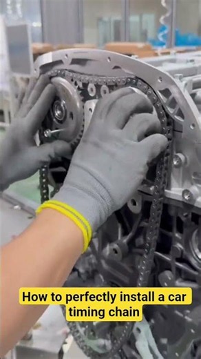 How to perfectly install a car timing chain