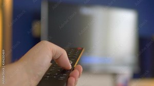 Watching tv and using TV remote control in 4k
