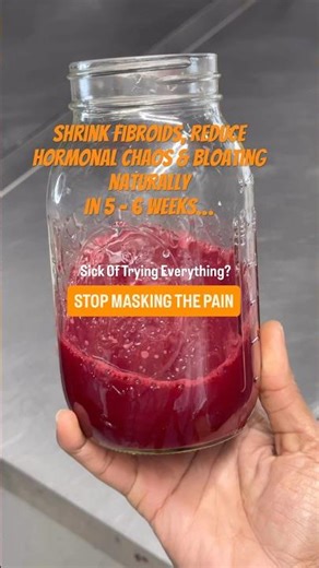 Shrink Fibroids, Reduce Hormonal Chaos & Bloating Naturally #recipe #hormonebalance