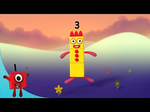 ‪@Numberblocks‬ - Number Three | Learn to Count | ‪@LearningBlocks‬