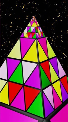 Pyramid Infinite Zoom 2 #satisfying #shorts