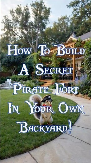How To Build A Secret Pirate Fort In Your Own Backyard