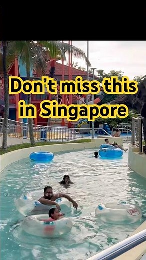 Water Theme park🛝 at Pasir Ris in Singapore 🇸🇬 #viral #travel #trending