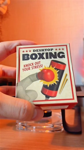 Desktop Boxing กระสอบทรายจิ๋วจากร้าน Kinokuniya
