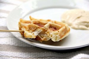 Chicken Stuffed Waffle Pops