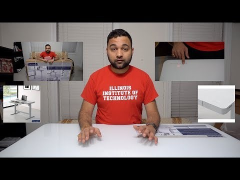 Tresanti Adjustable Height Desk Unboxing and Review - My New Table