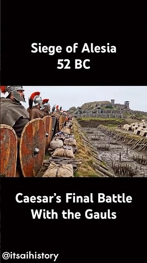 🛡️ 52 BC | Siege of Alesia | Julius Caesar’s Final Battle Against the Gauls | Rome