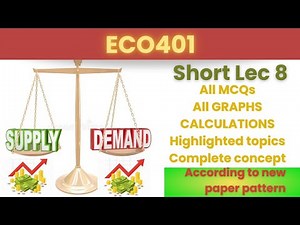 ECO401 Short Lecture 8_Highlighted Questions_ECO401short Lectures_Mid Term_Full Detail In Short Time
