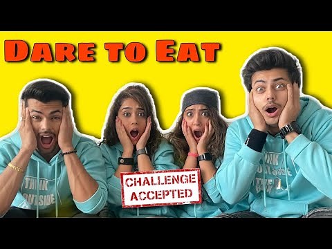 DARE TO EAT CHALLENGE 🥵 | Ft. ‪@SiddharthNigamofficial‬ ‪@ChinkiMinki‬ | Abhishek Nigam