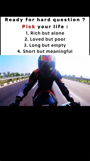 Are you ready for hard question ❓#quotes #memes #thoughts #bikeride #bikerider