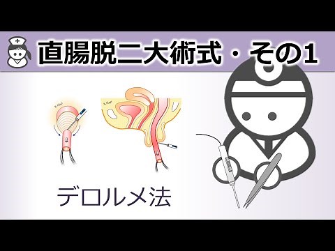 直腸脱の手術 デロルメ法