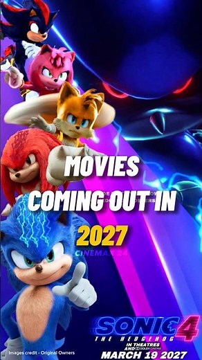 Movies coming out in 2027 😮❤️