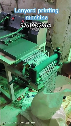 Lanyard printing machine manufacturer | Dream Press Machinery