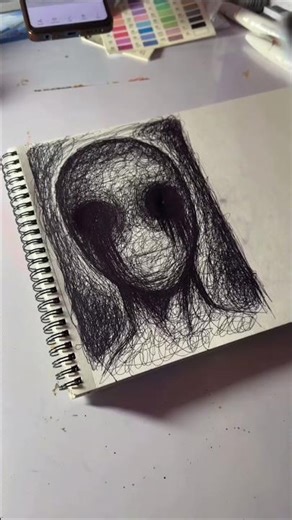 scary 💀?#drawing #artist #artwork