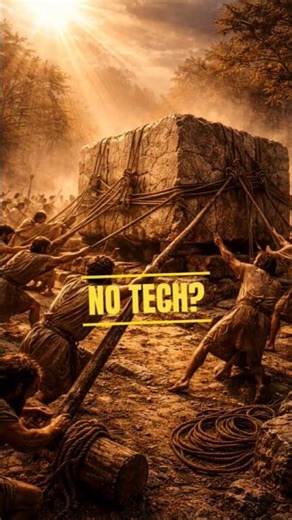 Did ancient builders use advanced technology?