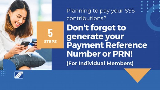 94K views · 522 reactions | Individual members can just easily generate their Payment Reference Number (PRN) and pay their SSS contributions online. Simply log in to your My.SSS account to get started. Watch this video for more details! | Philippine Social Security System - SSS | Facebook