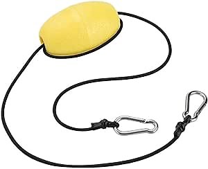 Goick Drift Anchor Rope, Kayak Anchor Throw Line with EVA Buoy & Clip for Grip Kayak Canoe Buoy Marker