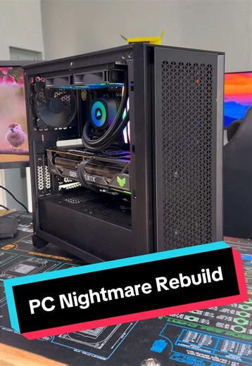 Upside Down CPU Rebuild! #techtok #tiktoklearningcampaign #gamingpc #techtips #pcbuild