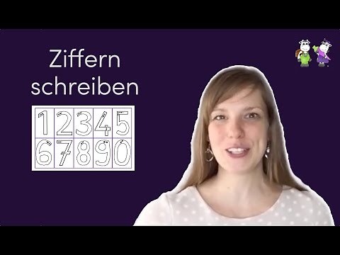 Zahlen schreiben lernen