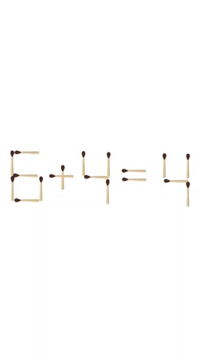 Solve This Matchstick Equation Puzzle!