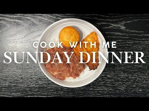 Sunday Dinner: Fried Fish, Cornbread & Red Beans - A Southern Feast