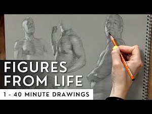 Real Time Life Drawing: All My Sketches from One Session